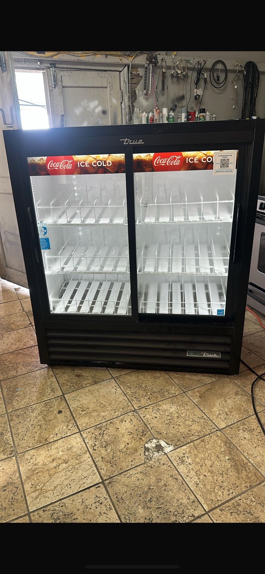 True 48” Commercial Beverage Refrigerator