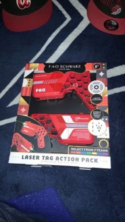 Laser Tag Action Pack 2-Player Battle Set FAO Schwarz brand new sealed color red