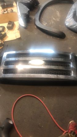 2006 f350 chrome front grill