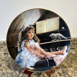 The Rehearsal Ballet Decorative Plate With Wooden Stand