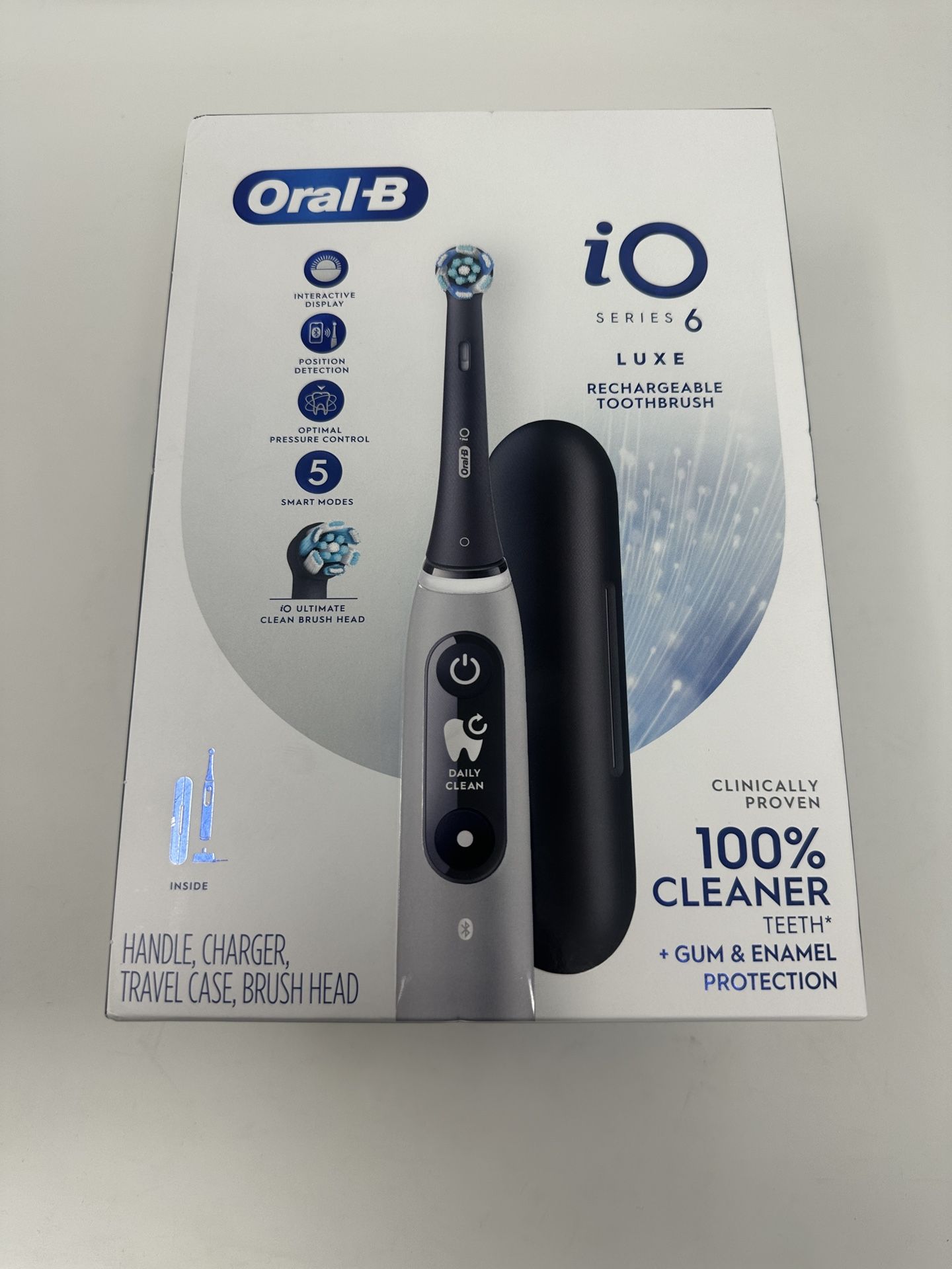 Oral-B iO Series 6 Electric Toothbrush with (1) Brush Head, Gray Opal