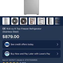 Ge Fridge 