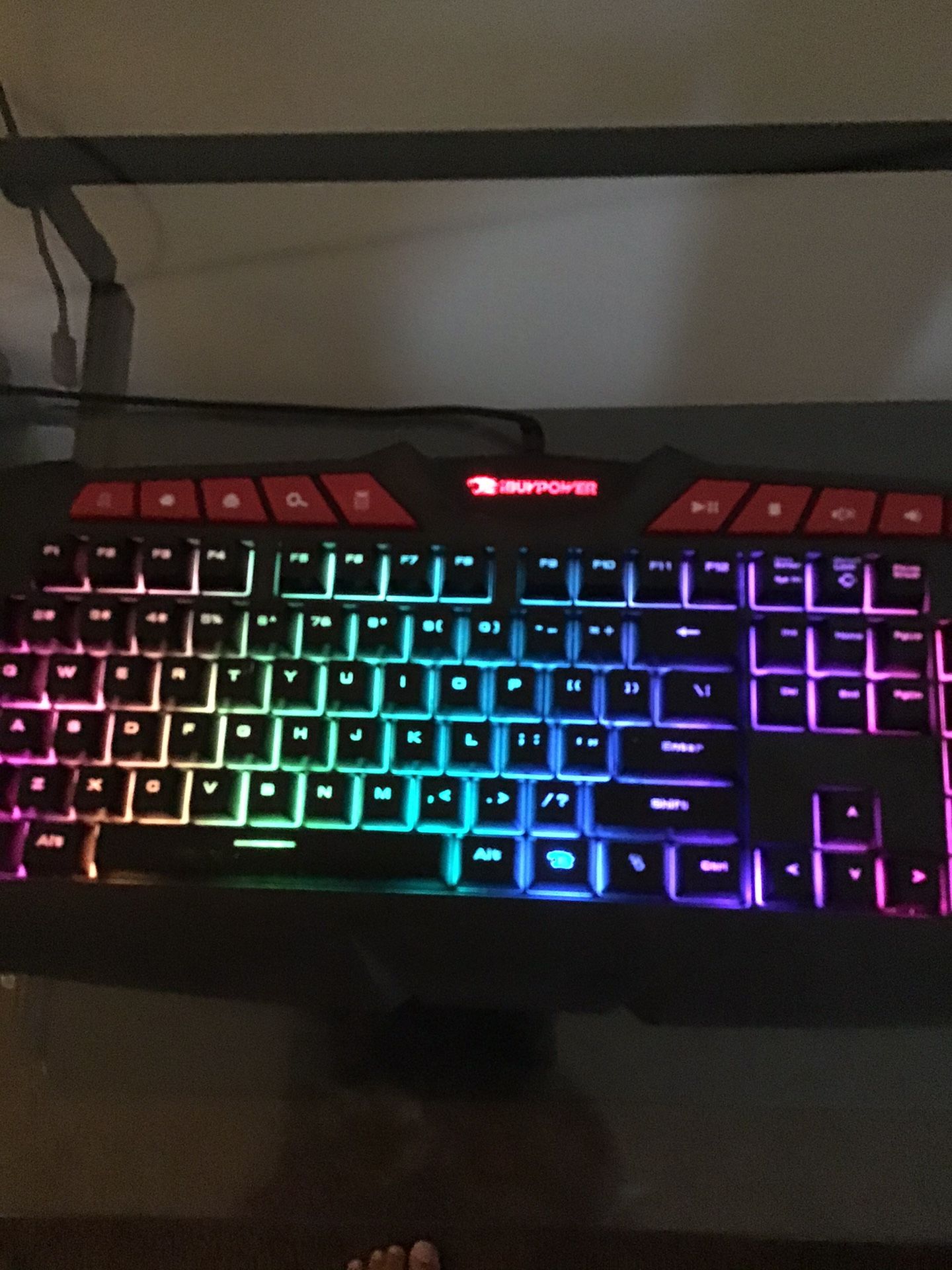 Lightning keyboard