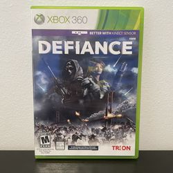 Defiance Xbox 360 Like New CIB w/ Manual Video Game Sci-Fi TV Show