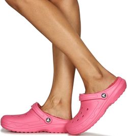 Crocs Classic Lined Clogs Pink