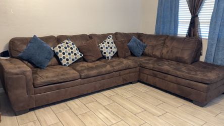 Brown Full Size Couch