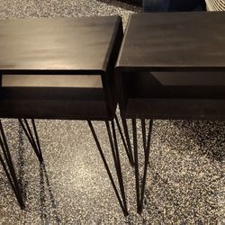 MID CENTURY END TABLES $30 BOTH