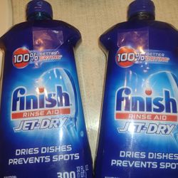 2 New Unopened Bottles Of Jet Dry 300 Rinses