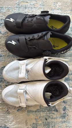Cycling Shoes $50 Each Or Take Both For $70 or best offer