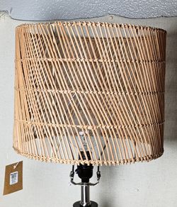 Wicker Lamp Shade New With Tags Cost Plus World Market lamp not included 