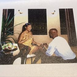 “The Proposal” Litho on canvas 