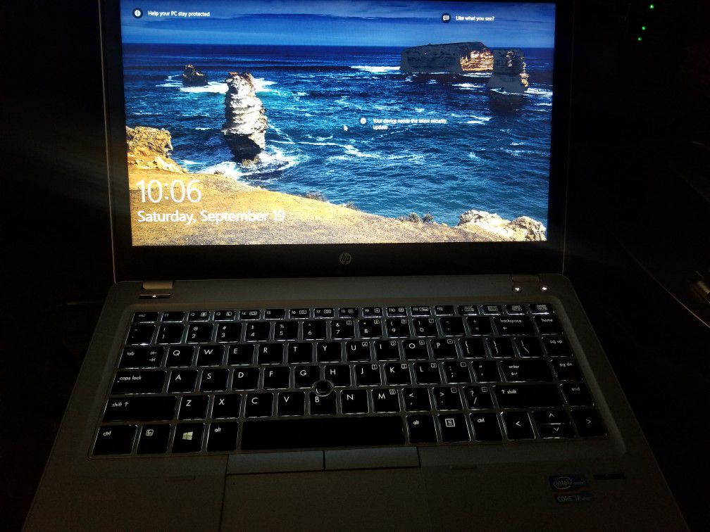 i7 HP hight performance and efficiency Windows 10 pro and full office suite And Light Up Keyboard