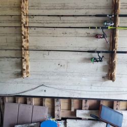 Fishing Rod Holders  Holds 8 Rods $50