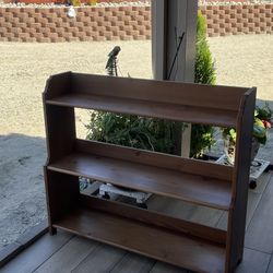 Beautiful Antique Wooden Bookshelf.