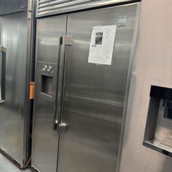 Kenmore Pro 48” Built-In Side-by-Side Refrigerator – Stainless Steel  Upgrade your kitchen with this Kenmore Pro 48-inch built-in refrigerator, design