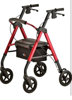 NOVA Medical Products Star DX Rollator Walker with Wide Padded Seat NEW