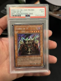 2002 Yu-Gi-Oh! Lord Of D. BPT Limited Edition Secret Rare PSA 7