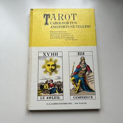 Tarot Cards for Fun and Fortune Telling S.R. Kaplan 1971 Hardcover