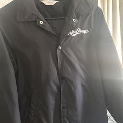H&M men’s Black Hoodless Windbreaker