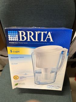 Brita 5-Cup Water Filter Pitcher (Slim Model)