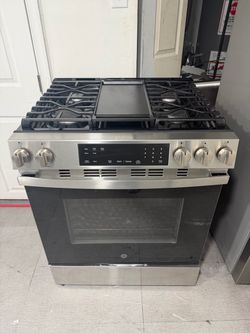 GE gas slid in stove