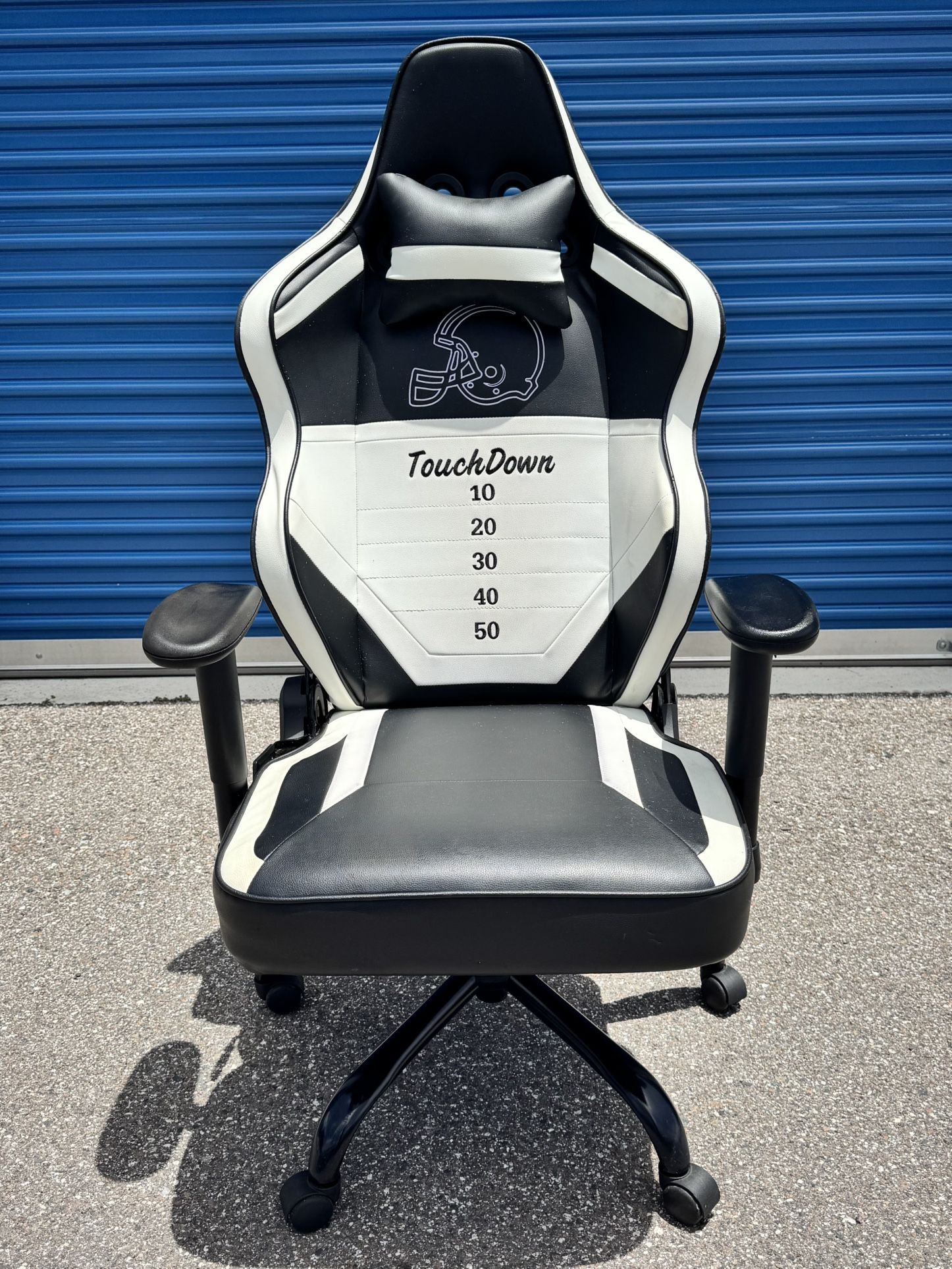 BIG & TALL GAME GAMING OFFICE CHAIR RECLINES TOUCH DOWN FOOTBALL TEAM