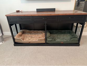 Dog kennel furniture with drawers
