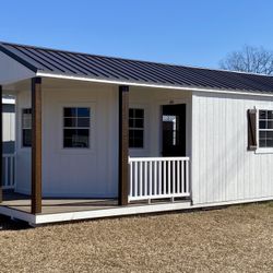 12x28 Deluxe Cabin Shed 