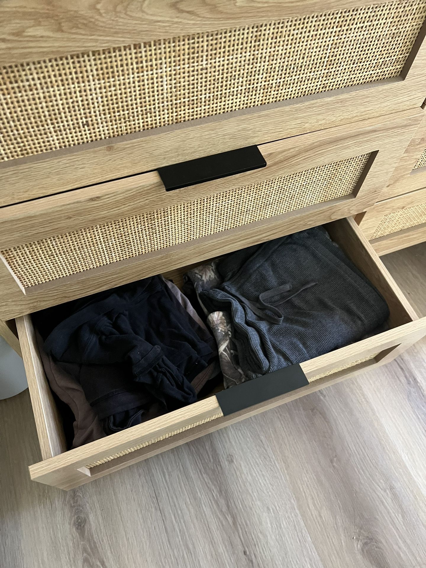 Rattan Style Dresser