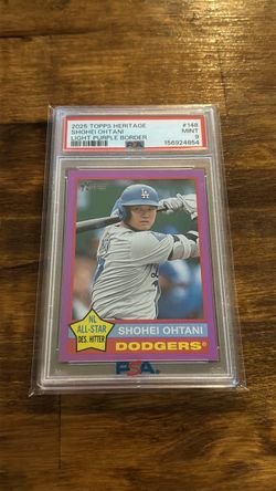 2025 Topps Heritage Shohei Ohtani SP Light Purple Border  PSA 9 Mint