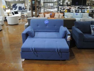 Main & Co. Nantucket Full Sleeper Sofa - Navy Blue | Pull-Out Couch | Hide-A-Bed
