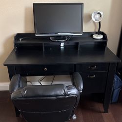 Office Desk, Office Chair, Monitor - All For $199- moving Reasons!!