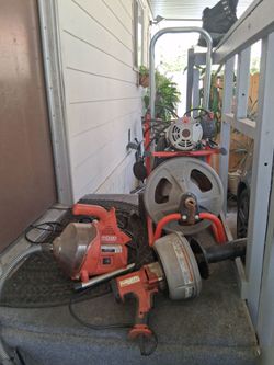Ridgid drain machine