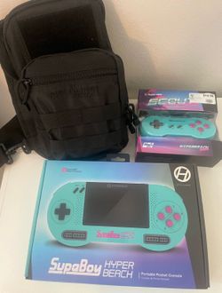 Hyperkin Superboy South Beach with controller and Carry Bag