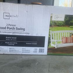 Wood Porch Swing 
