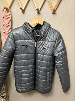 Nike silver gray Jacket  L 12-13 yrs boy