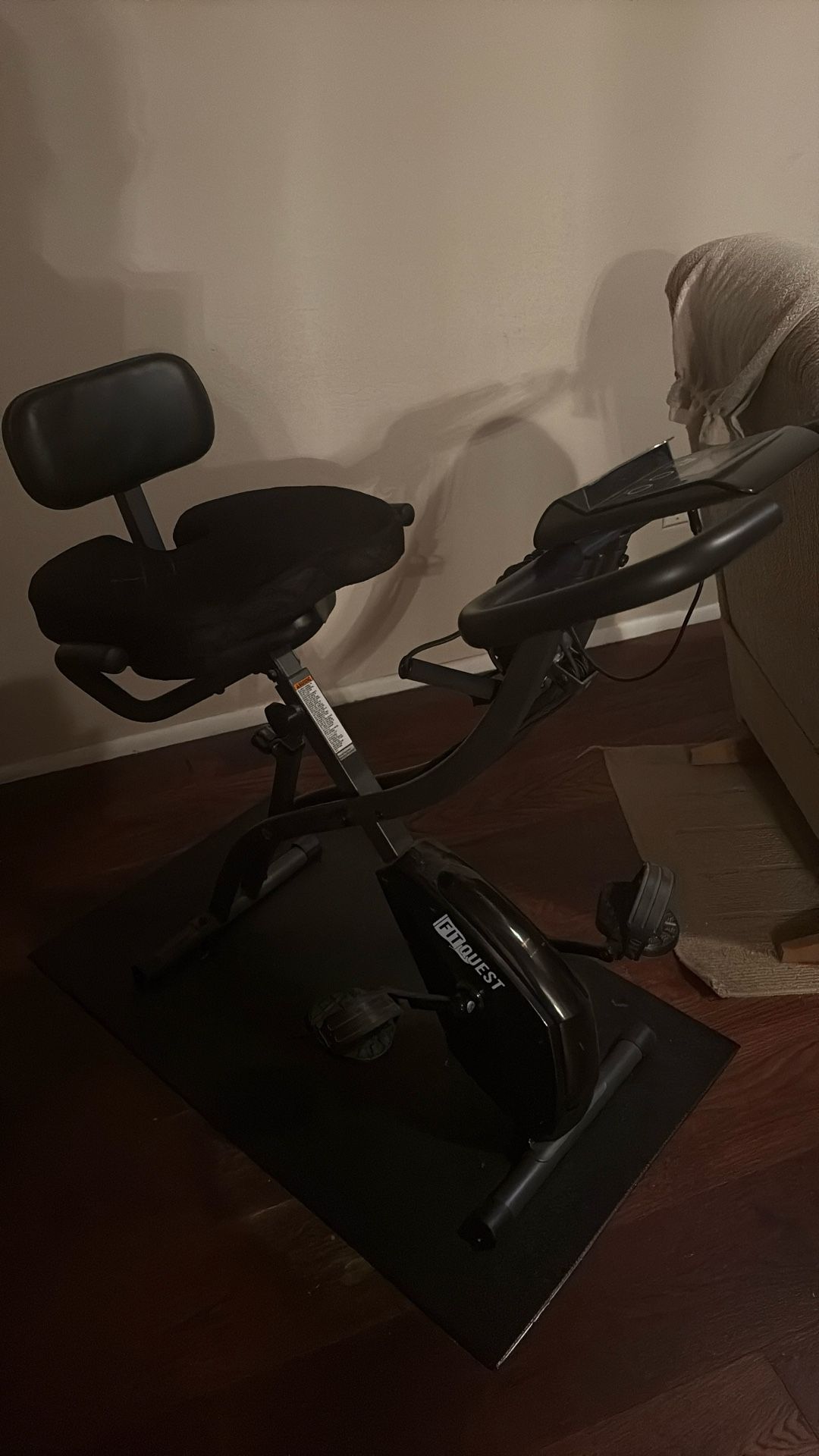 FitQuest Stationary Exercise Bike