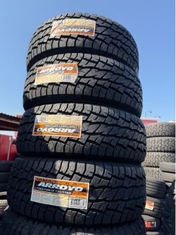 🚘🚨vendo set de llantas Lt 285 70 17 arroyo allterain tires