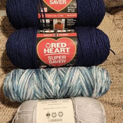 Yarn. All New. Top 2 Are Large 7oz