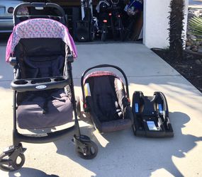 Stroller and car seat, carrier combo