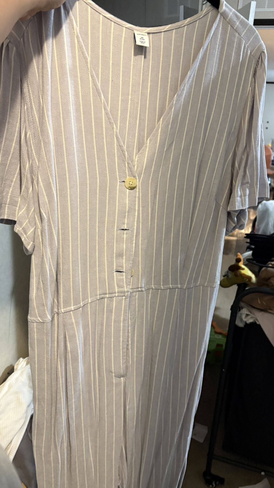 New Light Blue Romper/ Bodysuit