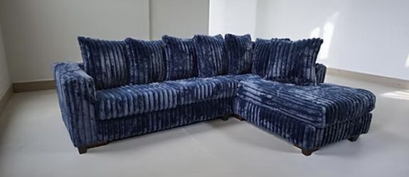 Blue Sectional 