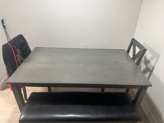 Dining room table and chairs