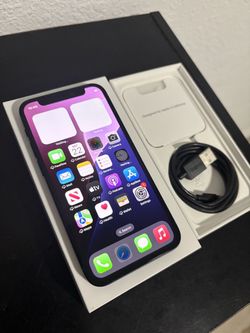 AT&T Cricket iPhone 12 64GB 100% battery