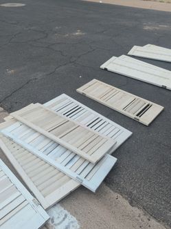 Outdoor shutters-lot of 6 pairs
