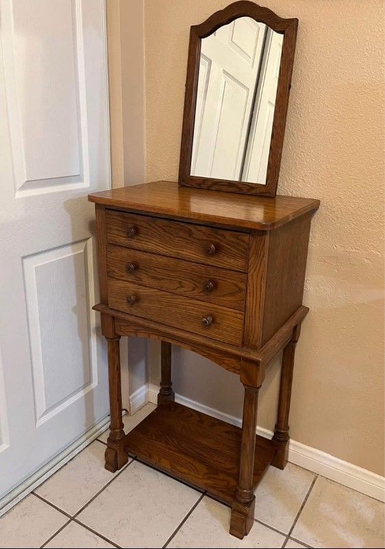 Wooden Vintage Vanity Drawer