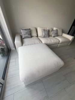 4 piece CLOUD SECTIONAL in BEIGE 😍🤍😍