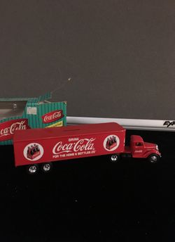 Coca Cola die cast metal bank