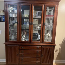 Wooden China Cabinet 