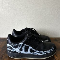 Nike Air force 1 Black Skeleton Size 10.5 Men’s